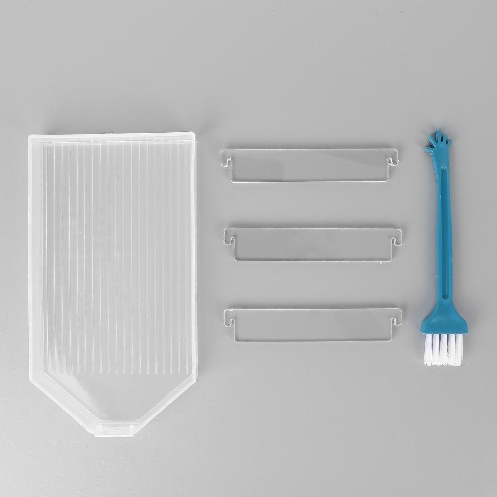 Plastic Diamond Painting Tray With Brush Bead Organizer Plate Nail Care Services