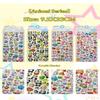 3D Embossed Animal Series Sticker Cute Decor For Handcrafts, Notebooks, Device Embellishment & Gifts Anime Worlds Store