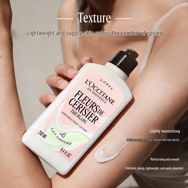 L'Occitane White Tea Cherry Blossom Body Lotion