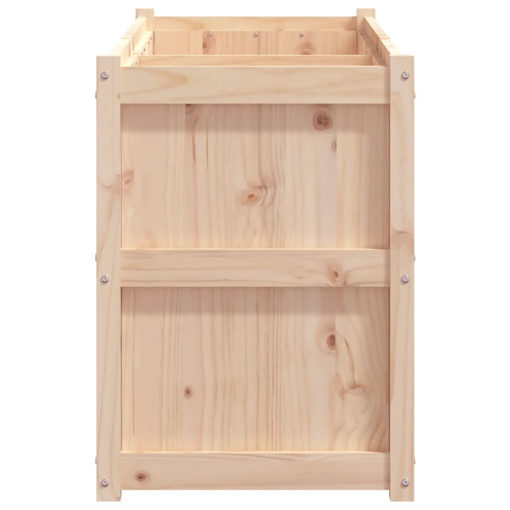 Planting Box 150 X 50 X 70 Cm Solid Pine Wood