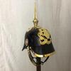German Prussian Pickelhaube Helmet, Imperial Officer Spike Helmet Wearable for Adult Gift