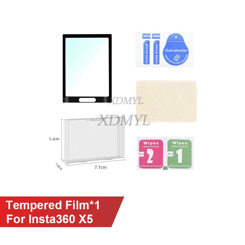 Magnetische Adapterhalterung/Gehärtete Folie/Silikon-Basiskörperhülle Objektivdeckel/Metall PC Kaninchenkäfig Für Insta360 X5 Kamerazubehör