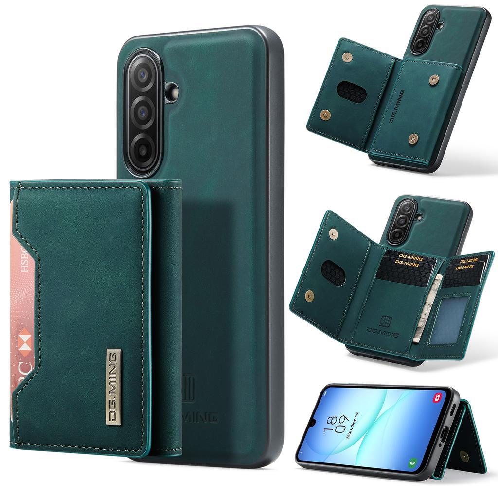 DG.MING M2 Series for Samsung Galaxy A17 5G/4G Case PU + PC + TPU Phone Cover Detachable Wallet