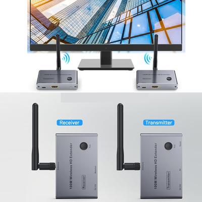 Mirroring Receiver Multi Device Mirroring Wireless Screen Device Wireless HD Transmitter Receiver Screen Changer 100M Wireless Extender