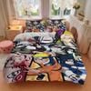 Naruto Friends Print 3Pcs Bedding Setduvet Cover With 2 Bedropillowcase Home Birthday Gift