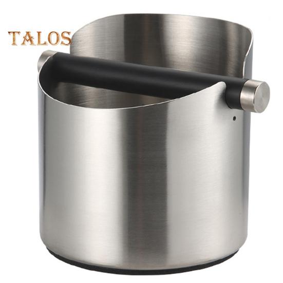 

Корзина для мусора для эспрессо, съемная перекладина, антикоррозийная, полезное ведро для кофейной гущи из нержавеющей стали, аксессуары для хлебобулочных изделий L серебряный