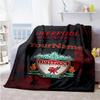 Liverpool Personalizowany Koc z Imieniem Lekki Personalizowany Koc Miękki i Przytulny do Łóżka Pościel Salon Salon Cztery Pory Roku Uniwersalny