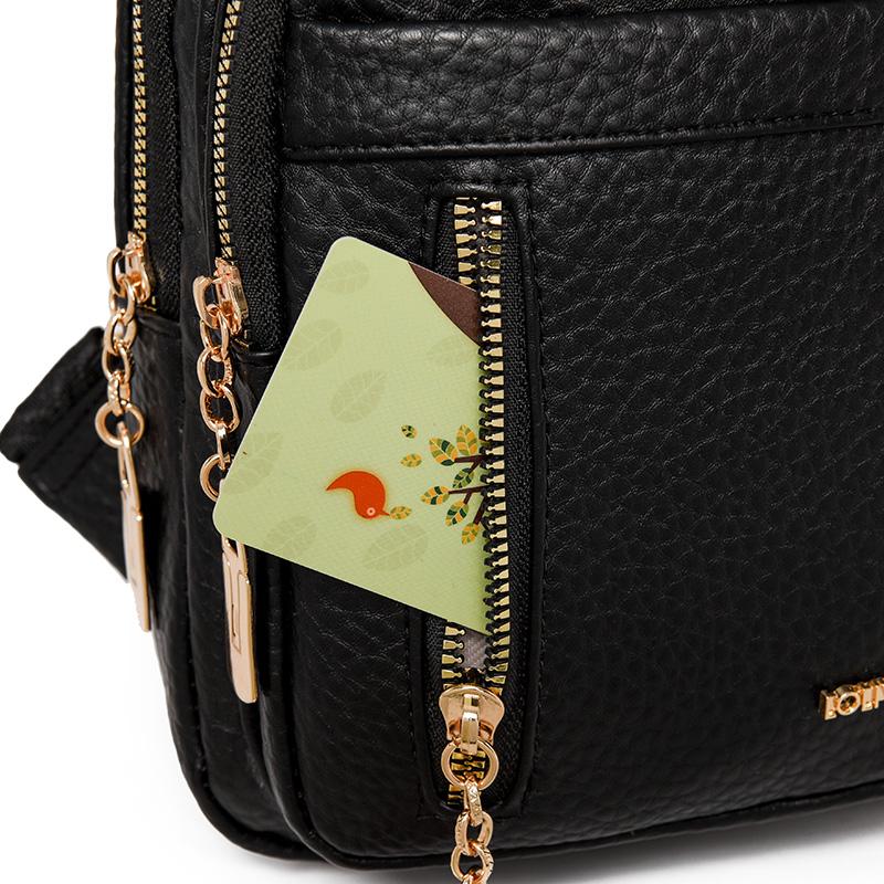 Women's Shoulder Bag Soft Leather Chest Bag Crossbody Bag