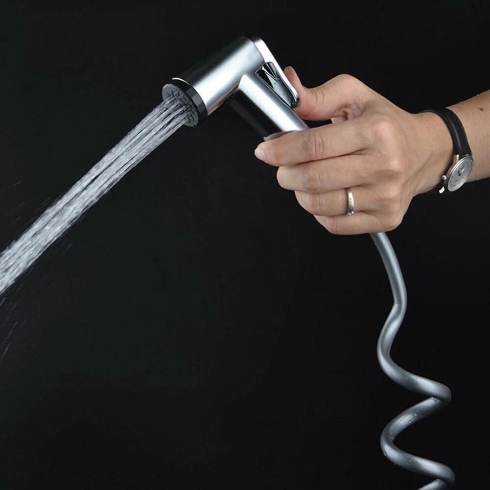 1.5M/2M Shower Nozzle Sprinkler Hose Flexible Telescopic Tube Inlet Pipe Telephone Line Shower Hose Bbathroom Accessories