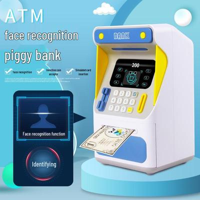 Face Recognition ATM Money Box: Automatic Password Roller Safe Educational Toy