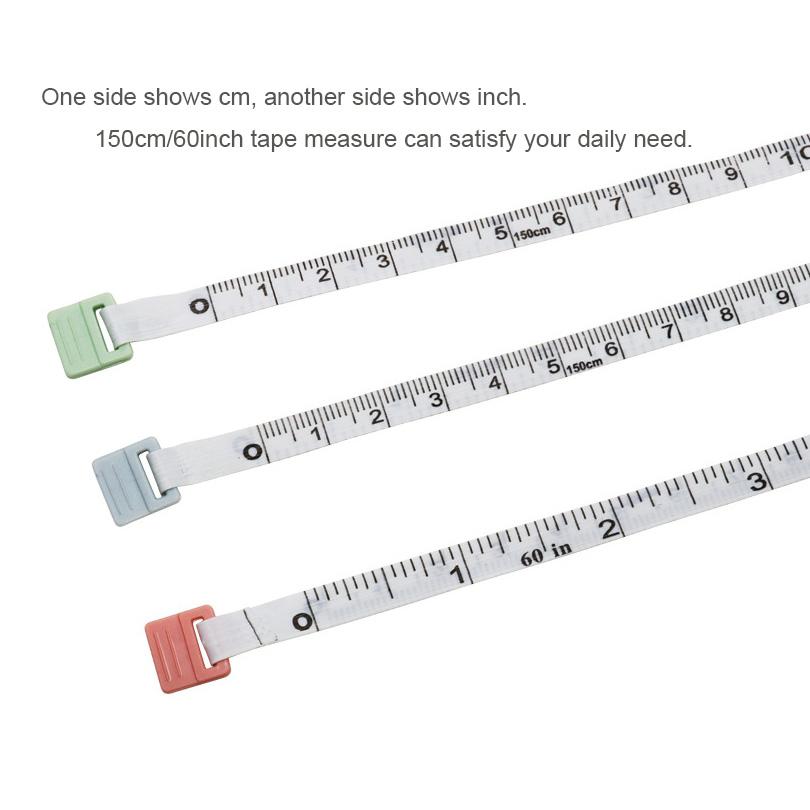 1.5m Automatic Retractable Soft Tape Measure, Flexible Measuring Ruler for Garment Tailoring, Waist Measurement and Handcraft Projects