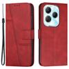 For Infinix Hot 40/Hot 40 Pro Phone Case Wallet Stand Cover Calf Texture