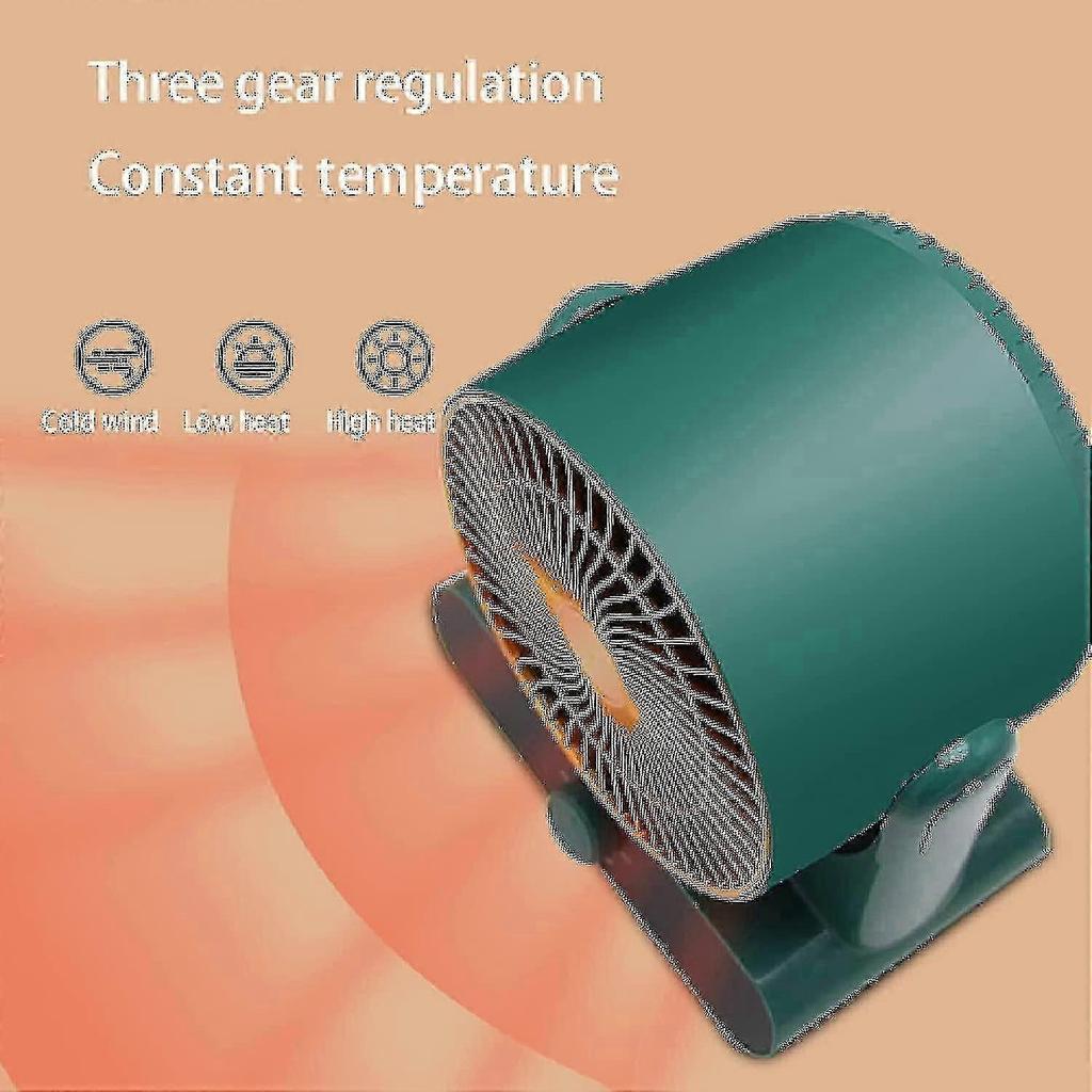 Battery Powered Portable Heater with 3 Heat Settings and Fan Option for Camping and Office Use Appliance
