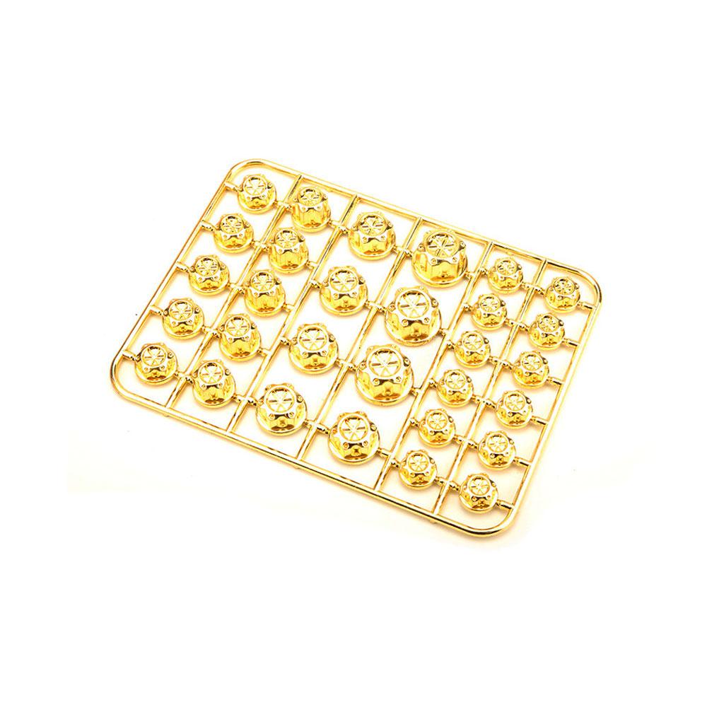 1 комплект мотоциклетных винтовых крышек, головок, корпусов, декоративных гаек для двигателя, болтов, универсальных украшений для автомобилей, мотоциклов, велосипедов золотой