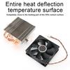 CPU Cooler Push Down Blow Down 4 Brass Pipe 4 Pin Non Light Black for AMD 775   1366   1155