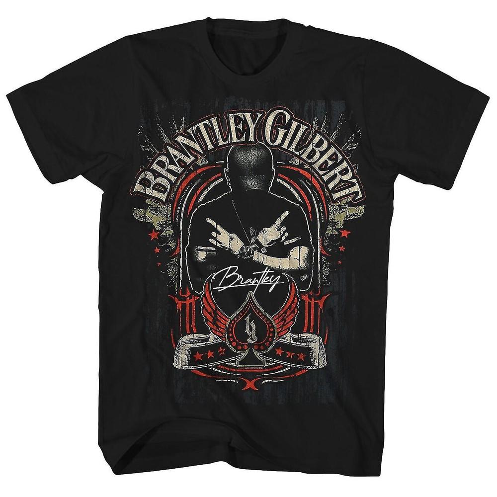 

SALE Vtg Brantley Gilbert In Concert Tour Cotton Black Unisex Full Size Shirt Unisex T-Shirt S