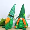2Pcs Clover Faceless Doll Decoration St. Patrick'S Day Party Decoration Irish Green Clover Faceless Doll Festival Ornaments