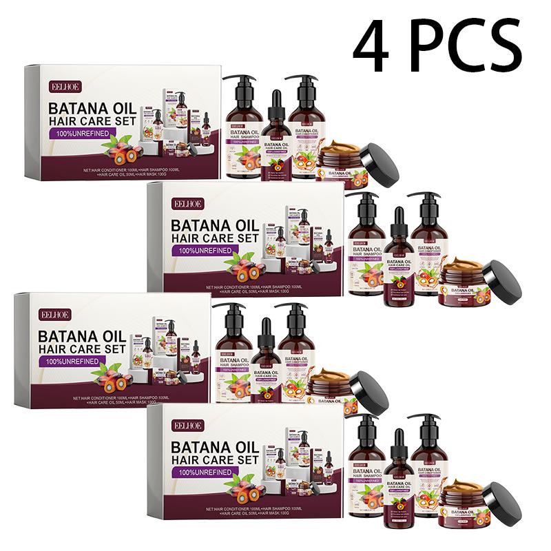 EELHOE Batana Oil Volumizing Conditioning Set Repair Hair Frizz Nourish Hair Smooth Hair Care