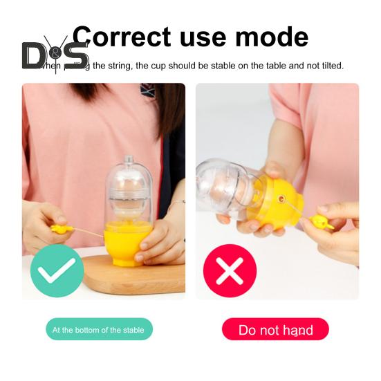 Food Grade Egg Mixer Blender Eco-friendly Egg Yolk White Mixer Scrambler Shaker