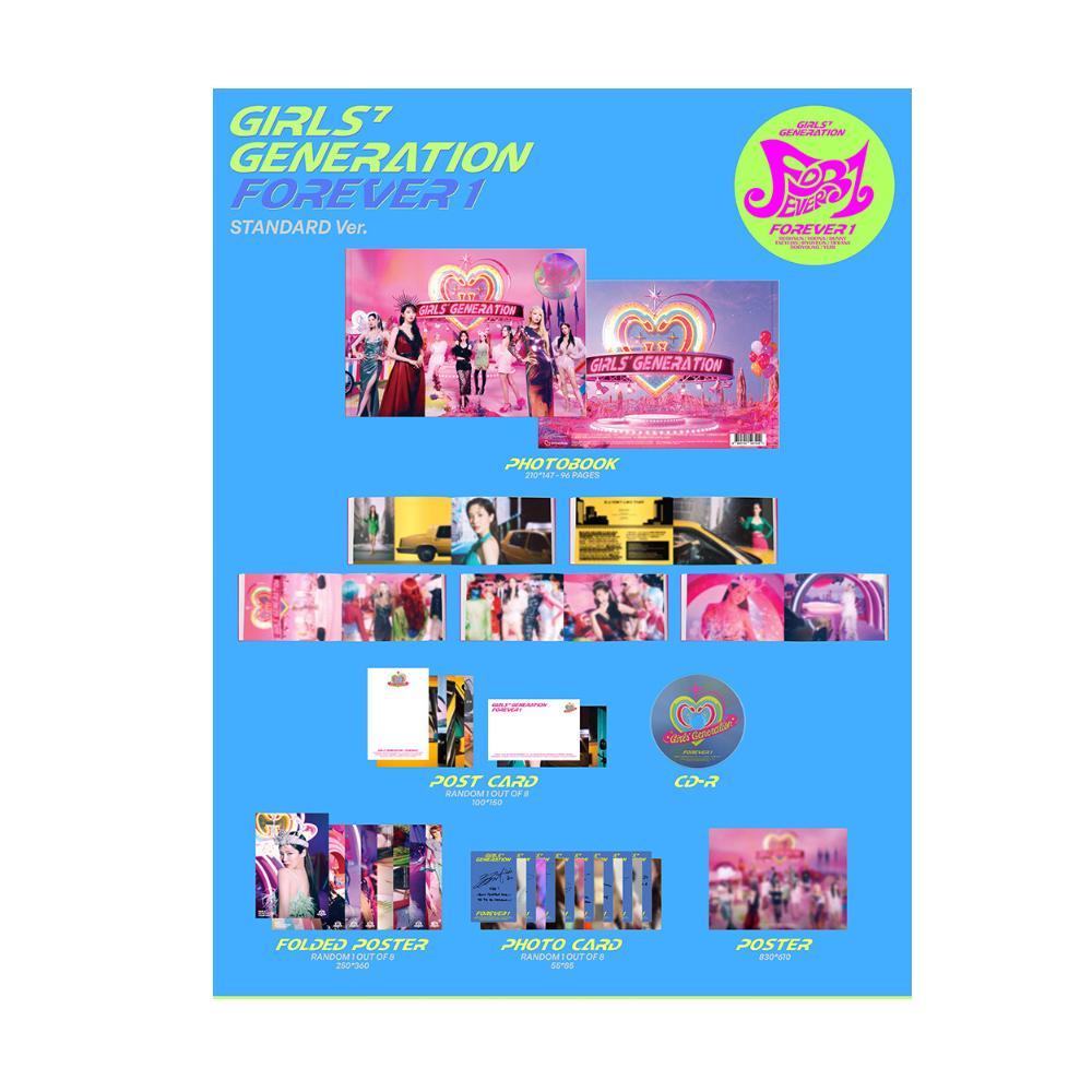 GIRL'S GENERATION - 7. PEŁNY album SNSD - FOREVER 1 [ STANDARD Ver.. ]