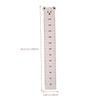 Height Measurement Wall Decal Bear Kids Room Fabric Material Clear Measurement 1 Piece Nursery Wall Decoration