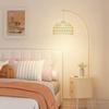 Modern Cream Floor Lamp: Versatile Style for Bedroom, Living Room, and Bedside