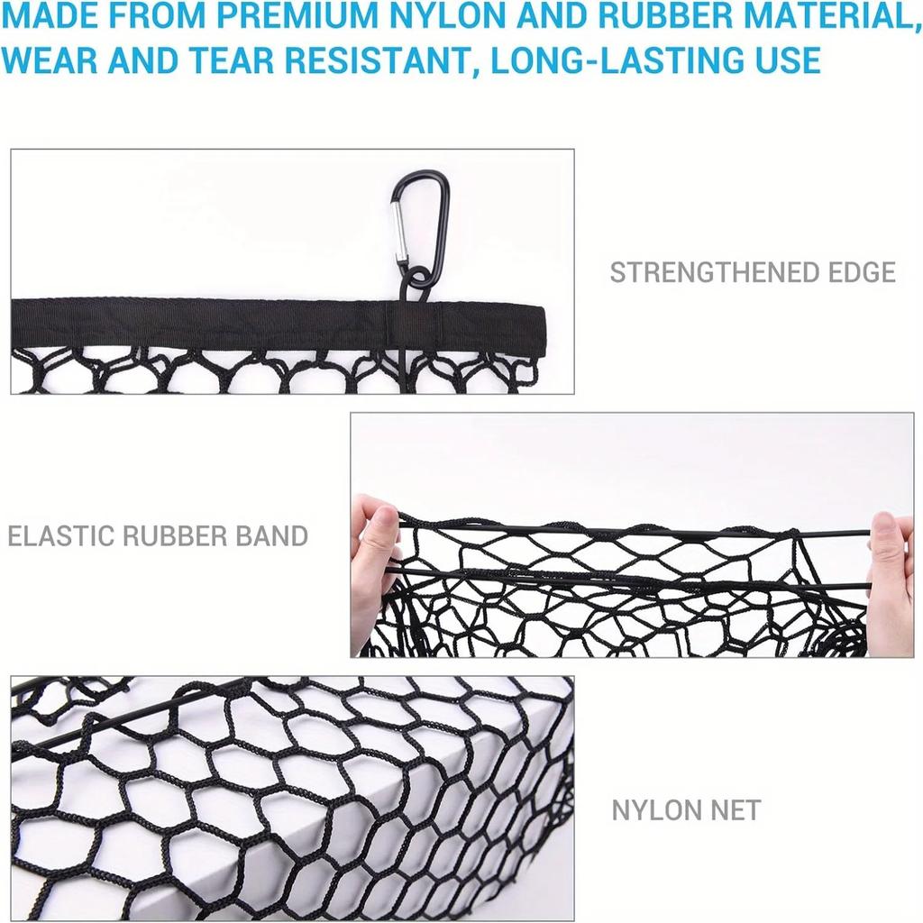 Truck Bed Cargo Net Truck Bed Storage Net Organizer Envelope Cargo Net Elastic Mesh Net For Chevy Silverado 130*45cm