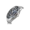 Seiko Antimagnetic Fully Automatic Calendar Solar Quartz Titanium Strap Men's Watch Blue Dial SBXY037