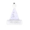 1pcs Christmas Hat Embroidered Snowflake Plush Terry Cloth Festive Decor Shanghai-Style Fur Glitter Cap  Atmosphere Hat