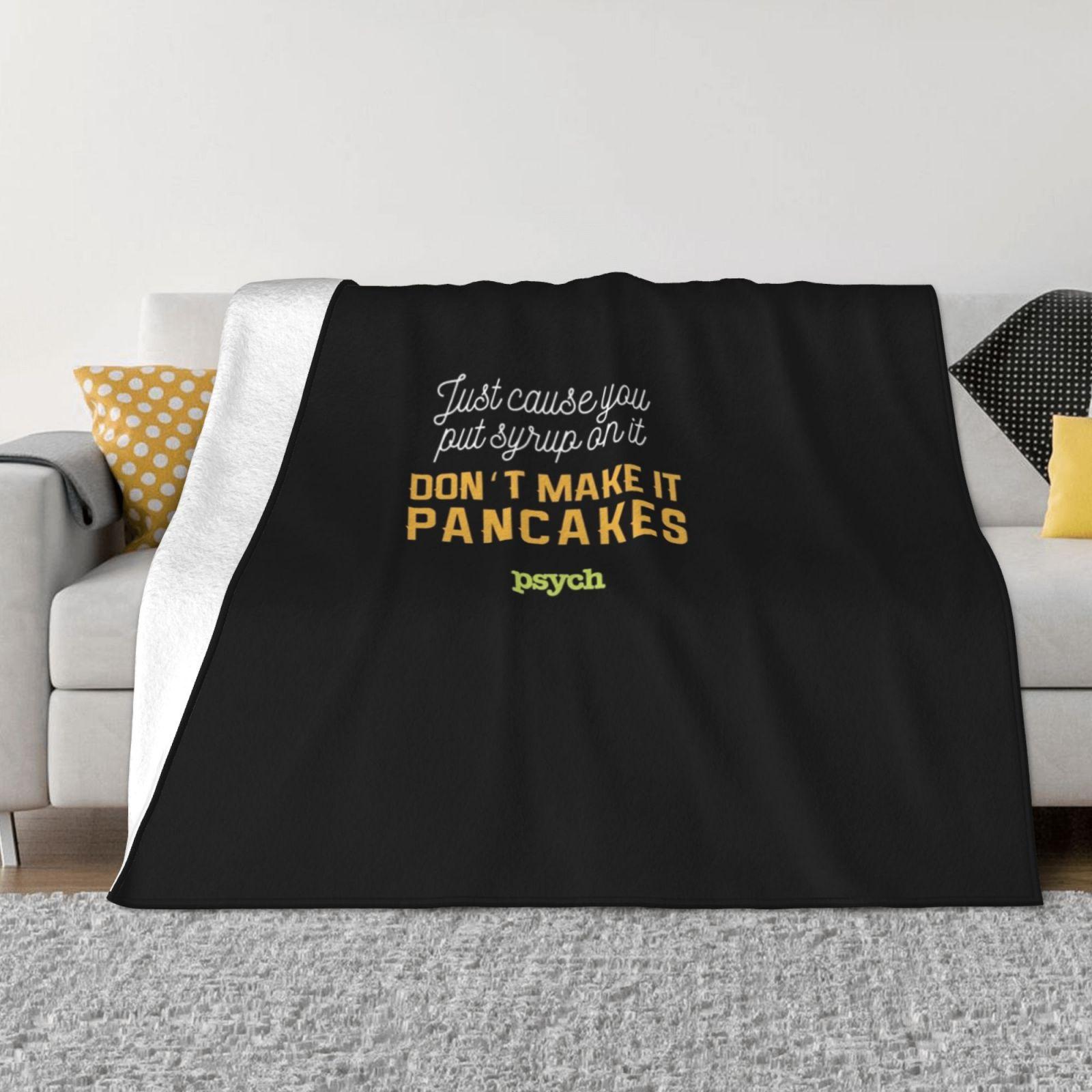 Псих Блины Супер Теплые Мягкие Одеяла на Диван/Кровать/Путешествие Псих Сериал Псих ТВ Сериал Генри Спенсер Джульетта О Хара Карлтон 30x40in