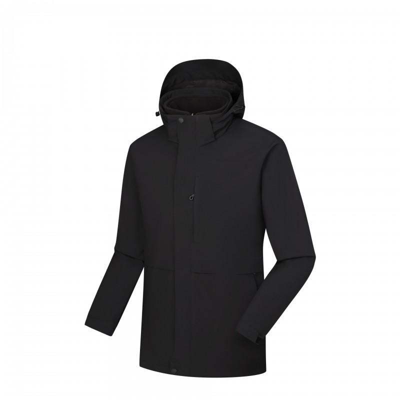Men Women Winter 3-in-1 Waterproof Hiking Jacket With Removable Down Liner Outdoor Camping Shell
