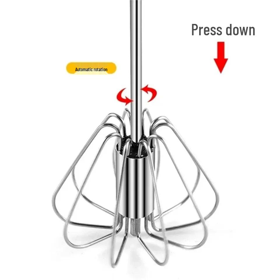 Stainless Steel Hair Dye and Egg Beater Mixer Stick
