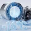 Fan Mini Hanging Ice Pack Handheld High-speed Folding 100 Speed Infinitely Adjustable Fan Portable For Office Outdoor Neck