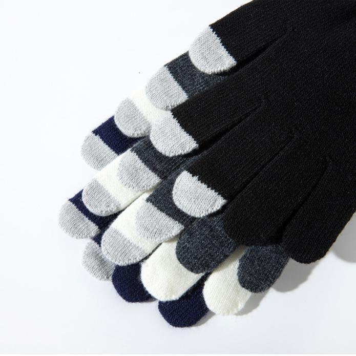 Gestrickte Touchscreen-Handschuhe für Wärme Winter für Herren und Damen Dickes Samt für Radfahren Winterhandschuhe
