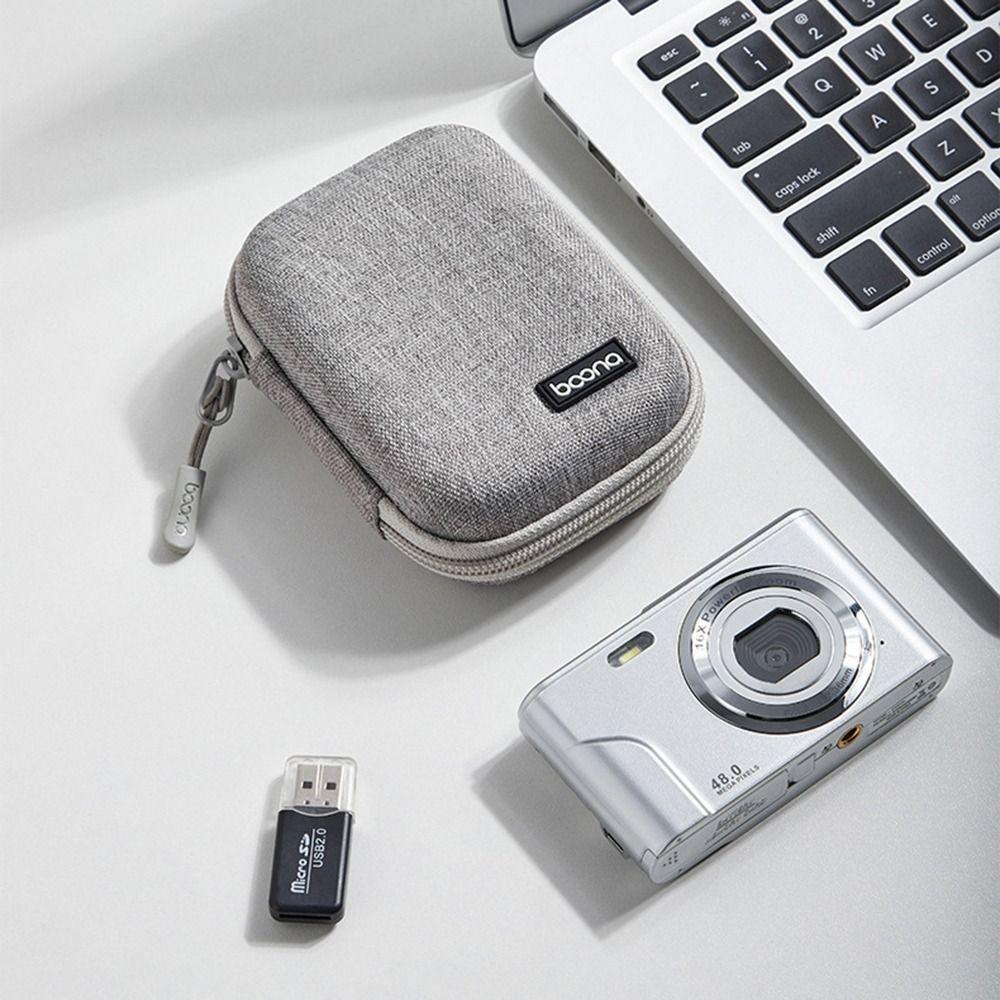 For Portable Shockproof Camera Case Mini PU Leather Carrying Case Waterproof Camera Holder Camera Accessories Storage Bag
