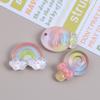 Z83 5PCS Resin Cartoon Sparkling Colorful Sunflowers Candy,Butterfly Ice Cream for Scrapbooking DIY Jewelry Making Accessories
