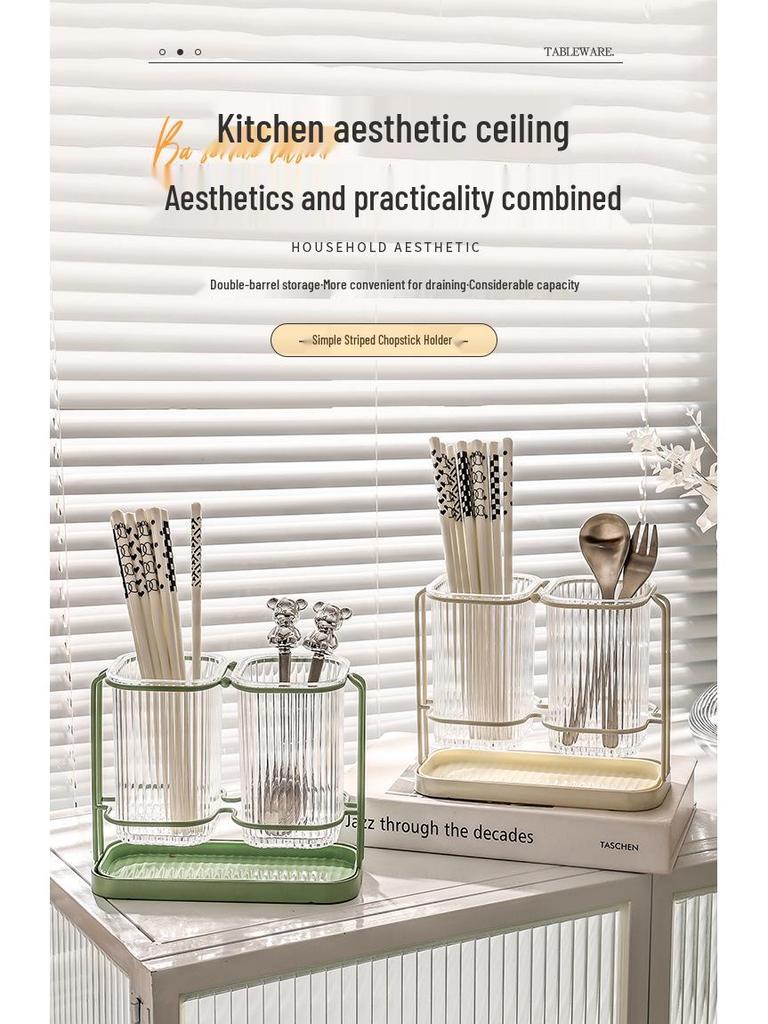 Luxus Wandhalter für Stäbchen & Besteck zum Abtropfen