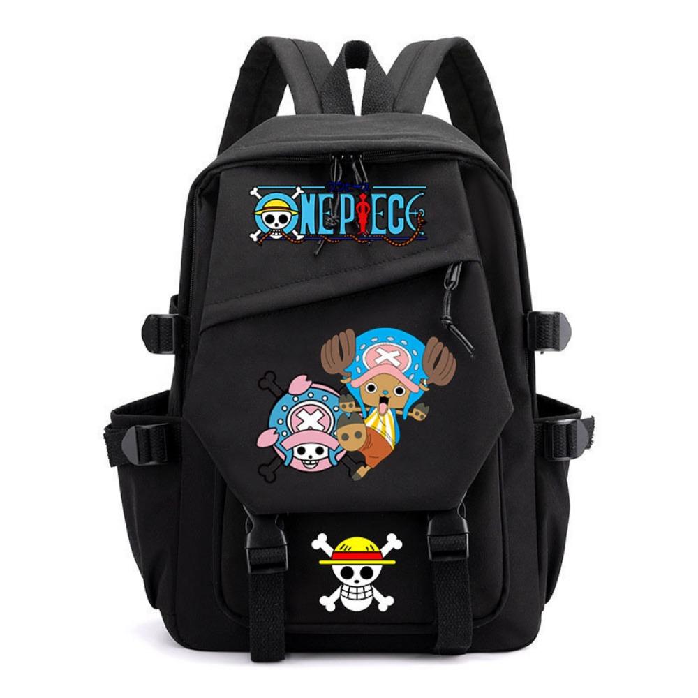 Anime ONE PIECE schoolbag children's backpack primary school bag male and female junior high school students college students campus backpack