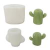 Cactus Scented Candle Mold for DIY Succulent, Plaster, Resin, and Fondant Crafting
