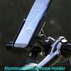 Motorcycle Aluminum Alloy Metal Bicycle Mobile Phone Holder GPS Navigation Stand Special Motorcycle Bike Riding Smartphone Mount