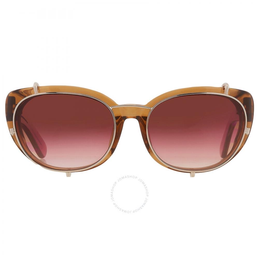 

Yohji Yamamoto X Linda Farrow Brown Pink Butterfly Unisex Sunglasses 9YYEBUTTERFLYC3