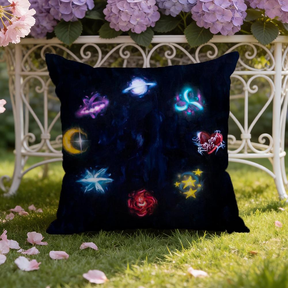 S-Saiko S-Sakura Spanish Cushion Cover Home & Car Dual-Scene Pillow Cover: Reversible for Premium Comfort