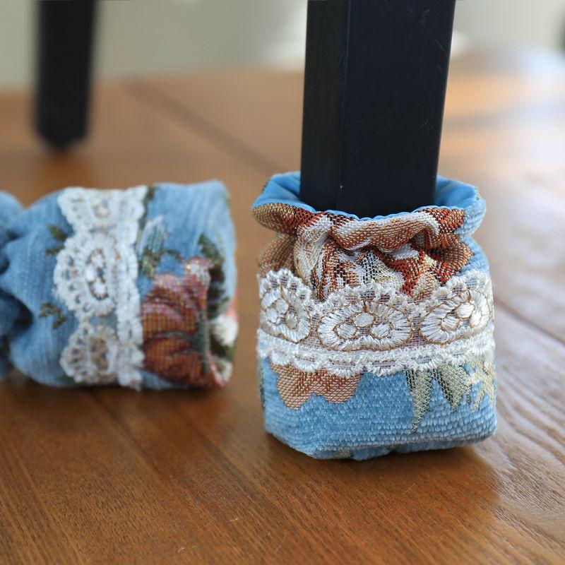 

Чехлы для ножек стульев Декоративные износостойкие противоскользящие чехлы для мебели Бесшумные пыленепроницаемые чехлы для ножек стульев Домашний декор 4pcs