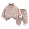 Children's  Winter New Cotton Clothes Set For Boys And Girls Cotton Clothes And Pants Casual Set Home And Outdoor Two Piece Set