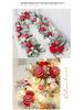 Enchanted Snowy Christmas Rattan Wreath for Window and Mall Displays