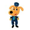 Sheriff Labrador Plush Toy Cute And Soft Stuffed Animal For Kids 35cm Height Pp Cotton Filling