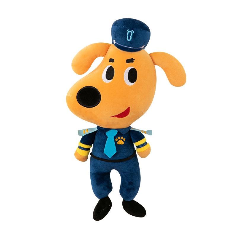 Sheriff Labrador Plush Toy Cute And Soft Stuffed Animal For Kids 35cm Height Pp Cotton Filling