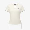 Hwilla Women'S Waffle Training Shirred Short Sleeve Tee (Fs262Rs02F009175)