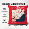 People Living In a Frame Cushion Cover Comfortable Reversible Pillow Cover Ideal for Car Sofa Bedroom & Beyond
