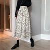 2025 Floral A-Line Petite Mid-Length Skirt for Women - Elegant Spring/Autumn Style